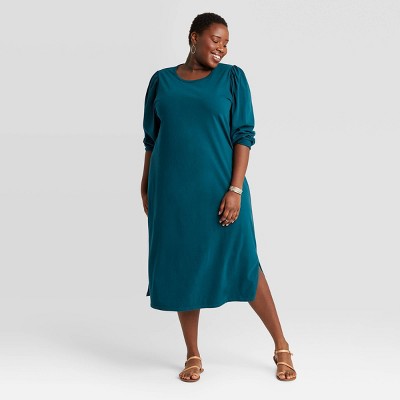 long sleeve t dress