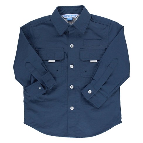 RuggedButts Boys UPF50+ Sun Protective Button Down Shirt - image 1 of 3