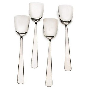RSVP International Ice Cream Tool Collection Dishwasher Safe, Large Handle, Spoons, 4 Piece, Stainless Steel - 1 of 4