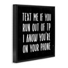 Stupell Industries Text Me For TP Funny Bathroom, 25" x 25" - 3 of 4