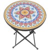 Jiallo Mosaic Art Collection Cosmos Accent Table (Set of 2) - 2 of 2