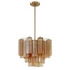 Crystorama Lighting Addis 4 - Light Chandelier in  Aged Brass - 2 of 4