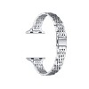 Posh Tech Stella Skinny Stainless-Steel Band for Apple Watch - Silver - 2 of 3