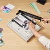 VEVOR Paper Cutter, Guillotine Trimmer,15" Cut Length, 16 Sheets Capacity, Heavy Duty Guillotine Paper Cutter with Guard Rail/Blade Lock ,Black&White - 2 of 4