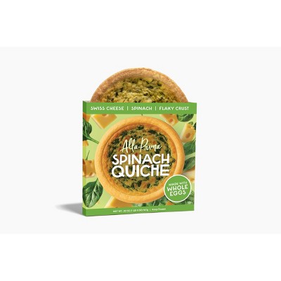 Alla Prima Traditional Quiche Veg Spinach - 20oz