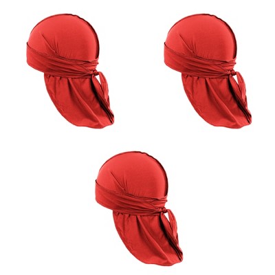 3 Pack Durags Smooth and Comfortable Headwraps for Daily Use