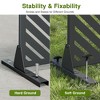 PexFix 72 in. x 47 in. Outdoor Privacy Rectangle Screen Galvanized Steel Panel Divider in Black - 4 of 4