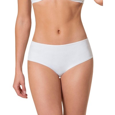 Lumar By Leonisa Mid-rise Lace Detail Classic Smoothing Panty - Off-white  Xl : Target