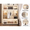 KTMBDW Portable Wardrobe Closet Storage Organizer for Clothes,Clothes Dresser - 3 of 4