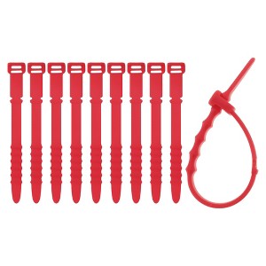 Unique Bargains Silicone Cord Organizer 4.45" Length 10 Pcs - 1 of 4