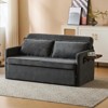 NicBex 3-in-1 Convertible Chair/Floor Bed - Sofa to Sleeper with Charging Tray Table, Fabric Upholstery - 2 of 4