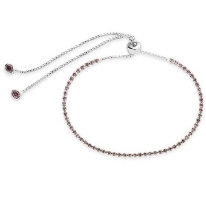 SHINE by Sterling Forever Adjustable CZ Slider Bracelet - 1 of 2
