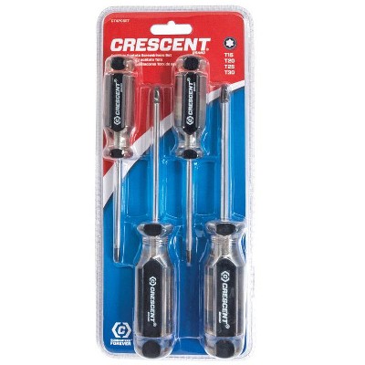 Crescent Torx Screwdriver Set 4 pc