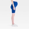 Over Belly High-Rise Seamless Ribbed Maternity Bike Shorts - Isabel Maternity by Ingrid & Isabel™ - 4 of 4