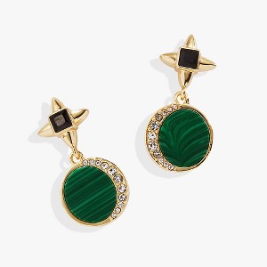 Alex and Ani Malachite Drop Earrings - 1 of 4