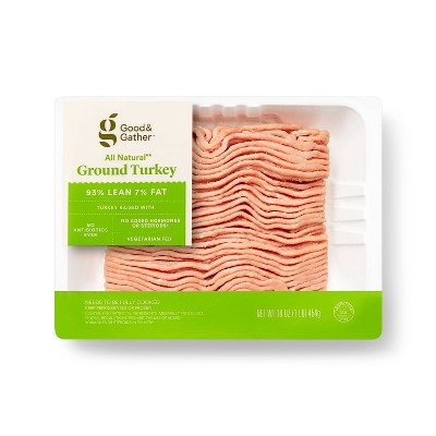 93/7 All Natural Ground Turkey - 16oz - Good &#38; Gather&#8482;