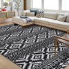 Washable Modern Stripe Rugs for Living Room Non Slip Indoor Thin Ultra Soft Carpet Abstract Low Pile Lightweight Area Rugs Room Decor - 4 of 4
