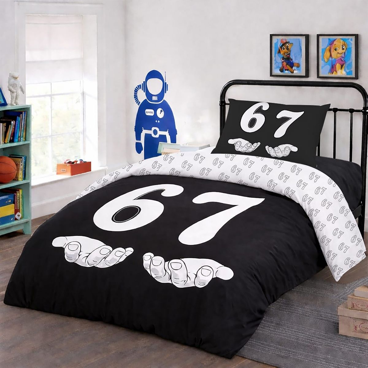 Mère & Moi: 6-7 Reversible Duvet Cover Set, Machine Washable, Teen Bedding - thumbnail 3