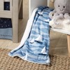 Lambs & Ivy Little Skipper Soft Luxury Nautical Sailboat Fleece Baby Blanket - 3 of 4