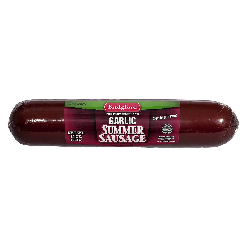 Bridgford Garlic Summer Sausage - 16oz, 1 of 3