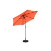CAVINAS 9FT Patio Umbrella with Crank,6 Sturdy Ribs Market Patio Umbrella with Push Button for Backyard,Poolside,Deck,Base Not Included - 4 of 4