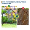 GustoWave Decorative Garden Panels - 25.78in(H)×13ft(L) Arch-Style Metal Borders for Pets, Flower Beds & Yard Edging, with Stainless Steel Stakes - 3 of 4