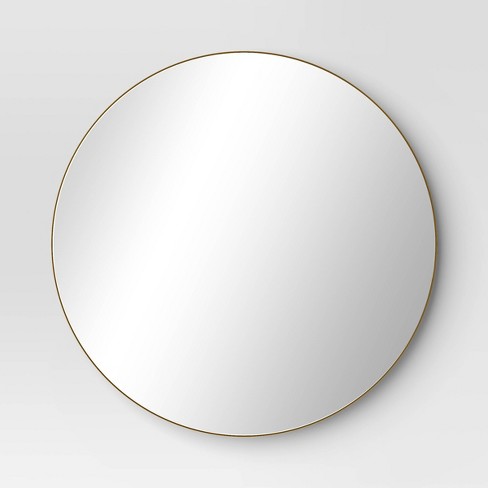 Circular mirror outlet target