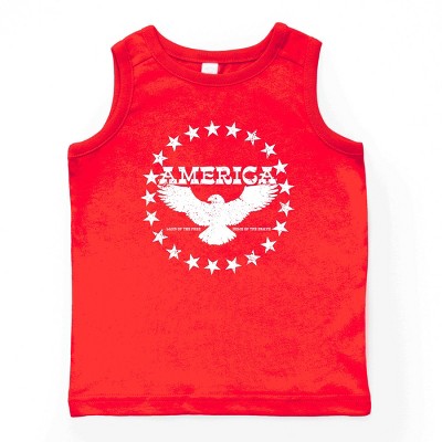 The Juniper Shop America Circle Stars Youth Tank Top