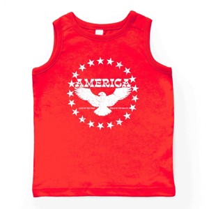 The Juniper Shop America Circle Stars Youth Tank Top - 1 of 4