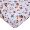 Disney Moana Free as the Ocean Aqua, Purple, Orange and White Tropical 4 Piece Toddler Bed Set - 3 of 4