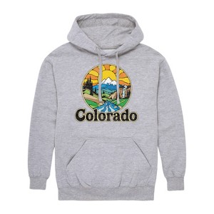 Men's - Instant Message - Groovy Colorado Graphic Fleece Pullover Hoodie - 1 of 4