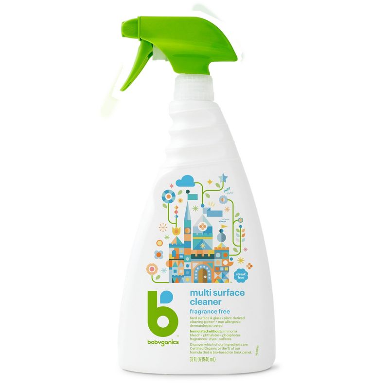 Babyganics Multi Surface Cleaner Spray - 32 fl oz, 1 of 10
