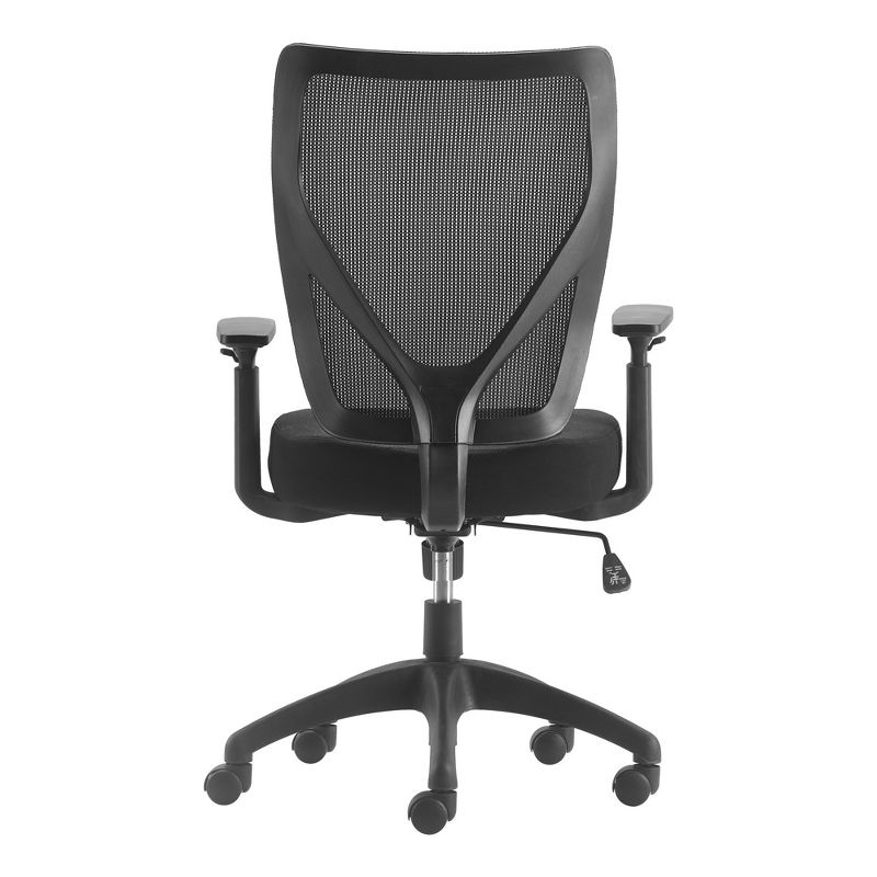 Works Ergonomic Mesh Office Chair with Nylon Base Black - Serta, 5 of 13