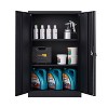 Grungis File Cabinet with Locking Doors,Filing Cabinet with Adjustable Shelf,Folding Storage Office Cabinet for Home Office - 4 of 4