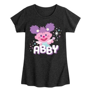 Girls' - Sesame Street - Abby Cadabby Fitted Short Sleeve Graphic T-Shirt - 1 of 4