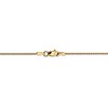 Black Bow Jewelry 1mm 14k Yellow Gold Round D/C Solid Wheat Chain Necklace - 4 of 4