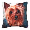 Square Sofa Pillow YORKIE STYLE YORKIE Graphic – 18 Inch by Manual Woodworkers and Weavers - 2 of 3