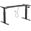 Monoprice Dual Motor Easy Assembly Folding Sit-Stand Desk Frame, Max 265 lbs Weight Capacity - Workstream Collection - 2 of 4