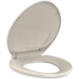 Whizmax Toilet Seat,Toilet Seat with Quick-Release And Quick-Attach, Plastic Toilet Seat with Soft Close, Never Loosen - 1 of 4