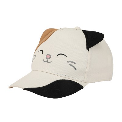 Squishmallows Big Face Cam Youth White Traditional Adjustable Hat