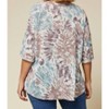 Women's Tie Dye Starburst Top - entro - 4 of 4