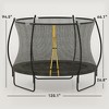 10ft Outdoor Trampoline with Net Enclosure, Curved Poles and Safety Pad, ASTM Approved - 3 of 4