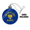 Fort Valley State University Wildcats Logo Acrylic Christmas Tree Holiday Ornament - 3 of 4