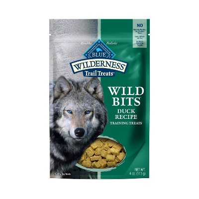 Blue Buffalo Wilderness 100% Grain-Free Wild Bits Duck Recipe Dog Treats - 4oz