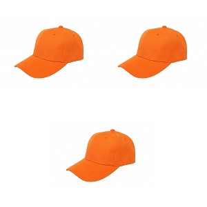 3 Pack Baseball Caps Classic Adjustable Hats for Everyday Wear - 1 of 4