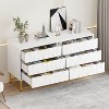 Sideboard, 6 Drawer Dresser, Small Chest of Drawers with Storage, Kitchen Cabinets - 4 of 4
