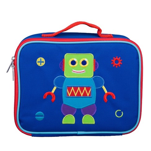 Wildkin Kids Insulated Embroidered Lunch Box Bag , Ideal For Packing Hot Or  Cold Snacks For School & Travel (robot Blue) : Target