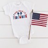 The Juniper Shop Baby You're A Firework Stars Baby Short Sleeve Bodysuit - 3 of 4