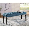 NicBex Upholstered Bench,Dining Bench with Solid Wood Frame,Modern Ottoman with Turned Legs for Living Room,Entryway,Kitchen - 3 of 4