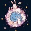 Men's Design By Humans Rabbit Hole By Chofy87 T-Shirt - 2 of 4